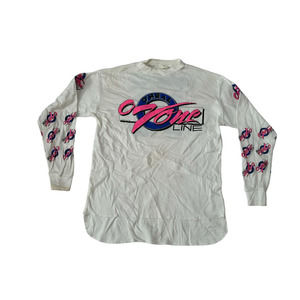 Vintage 90s O'Neal Motocross Newell #73 L/S Mens Large Jersey Shirt VTG
